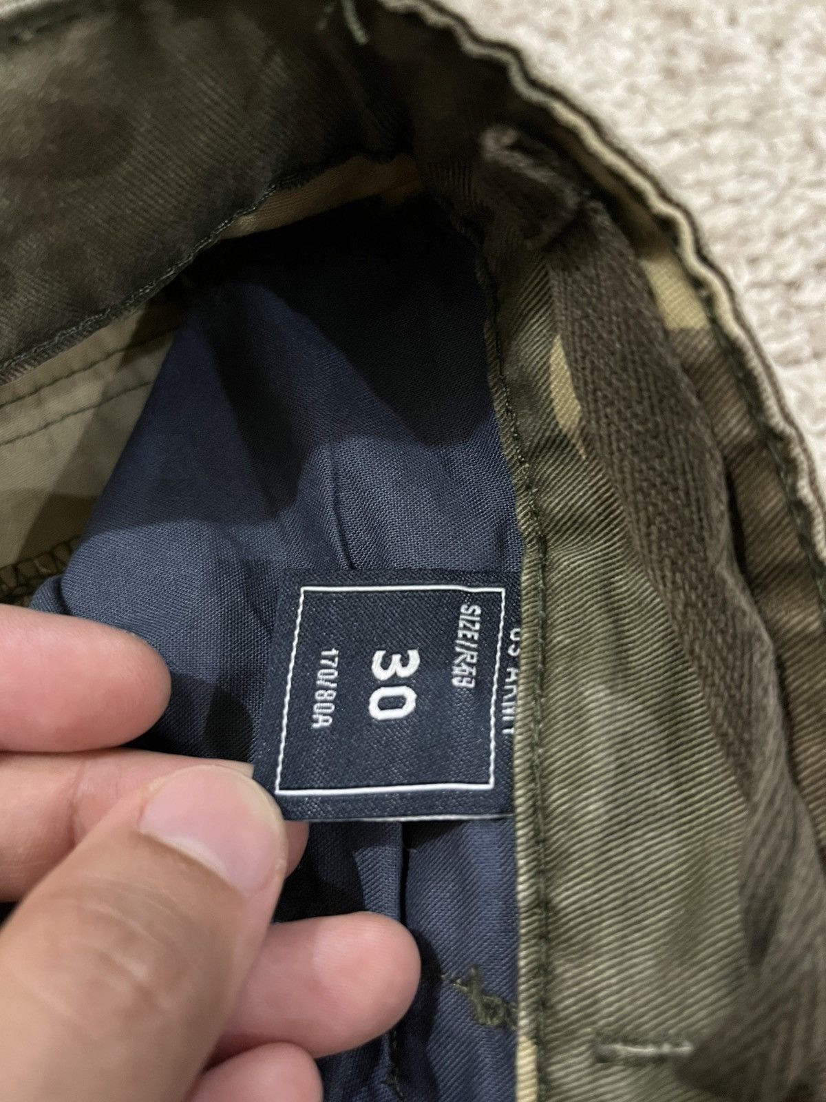 If Six Was Nine AK Army Camo Cargo Pants – 6 Pocket Military Style – Size 33 Size US 33 - 6 Thumbnail