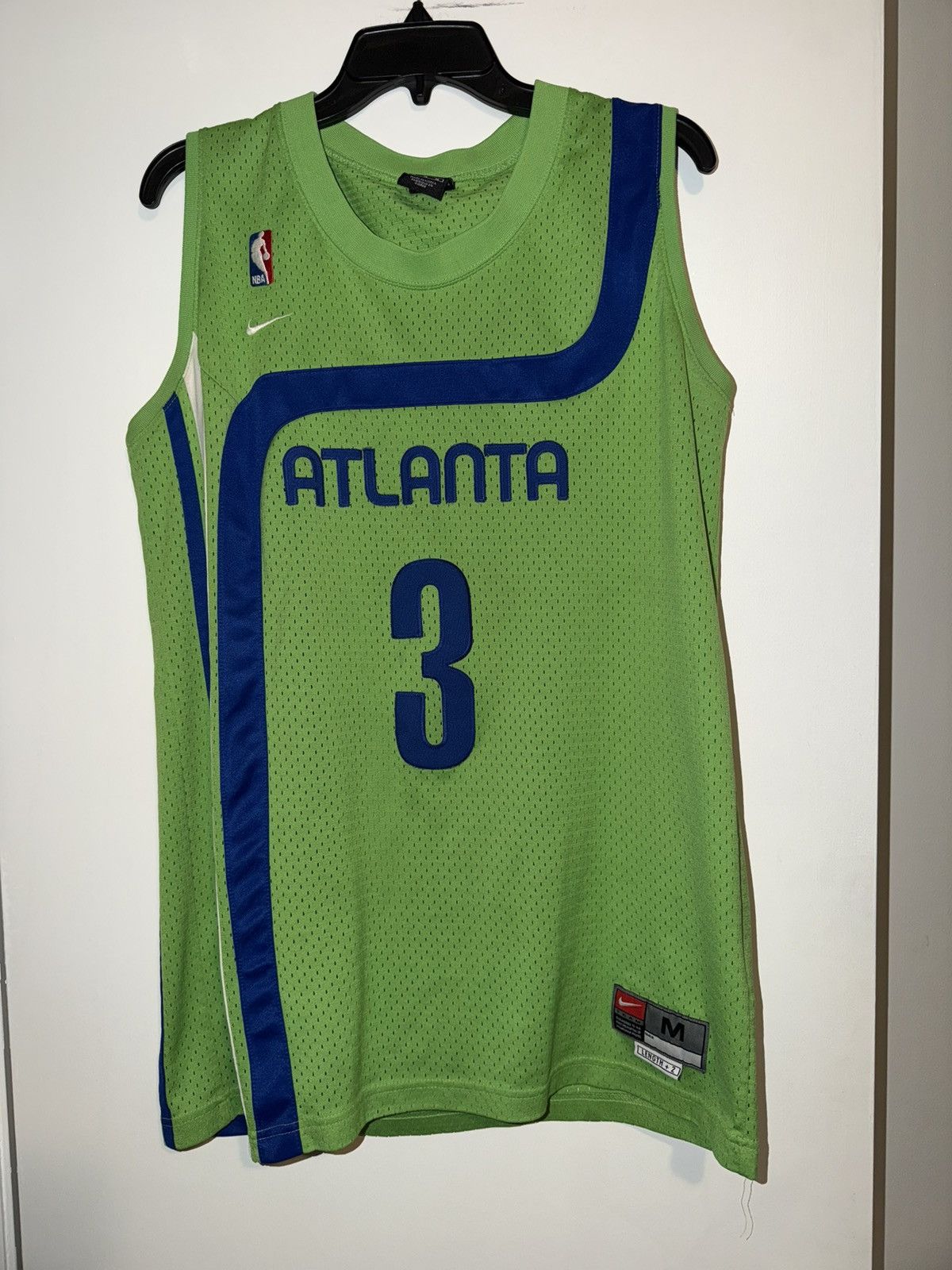 Nike Vintage Nike Atlanta Hawks Shareef Jersey Mens M Green NBA Size US M / EU 48-50 / 2 - 1 Thumbnail