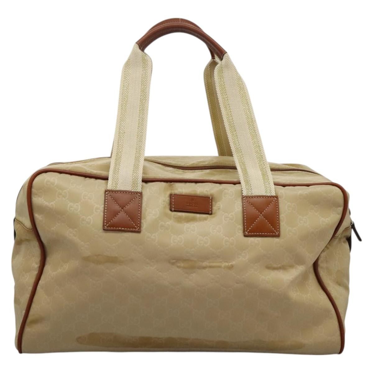 Gucci GUCCI GG Canvas Boston Bag Nylon Beige Size ONE SIZE - 2 Thumbnail