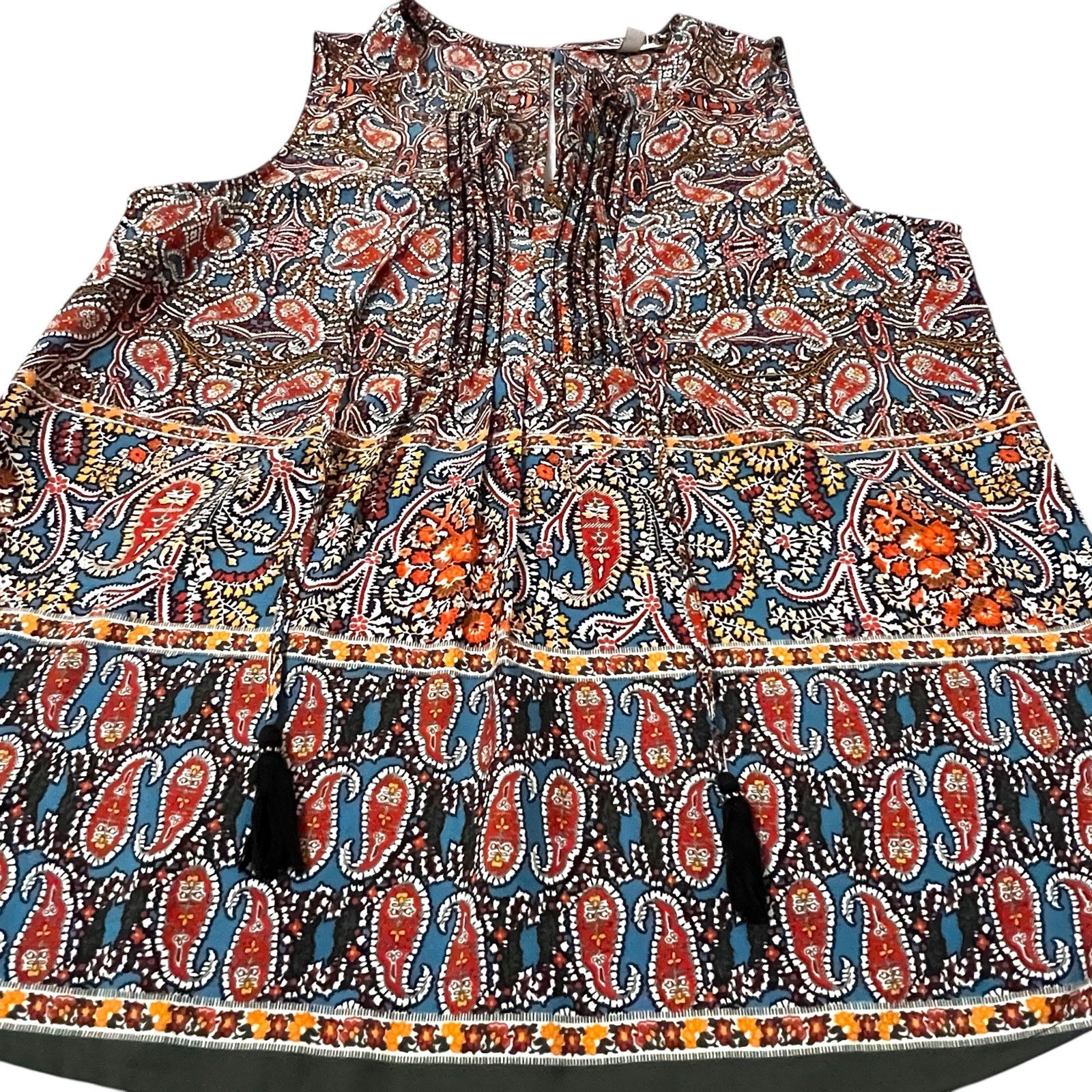 Other Marcelle Tie Neck Top Stitch Fix Daniel Rainn Keyhole Blouse Size M / US 6-8 / IT 42-44 - 14 Thumbnail