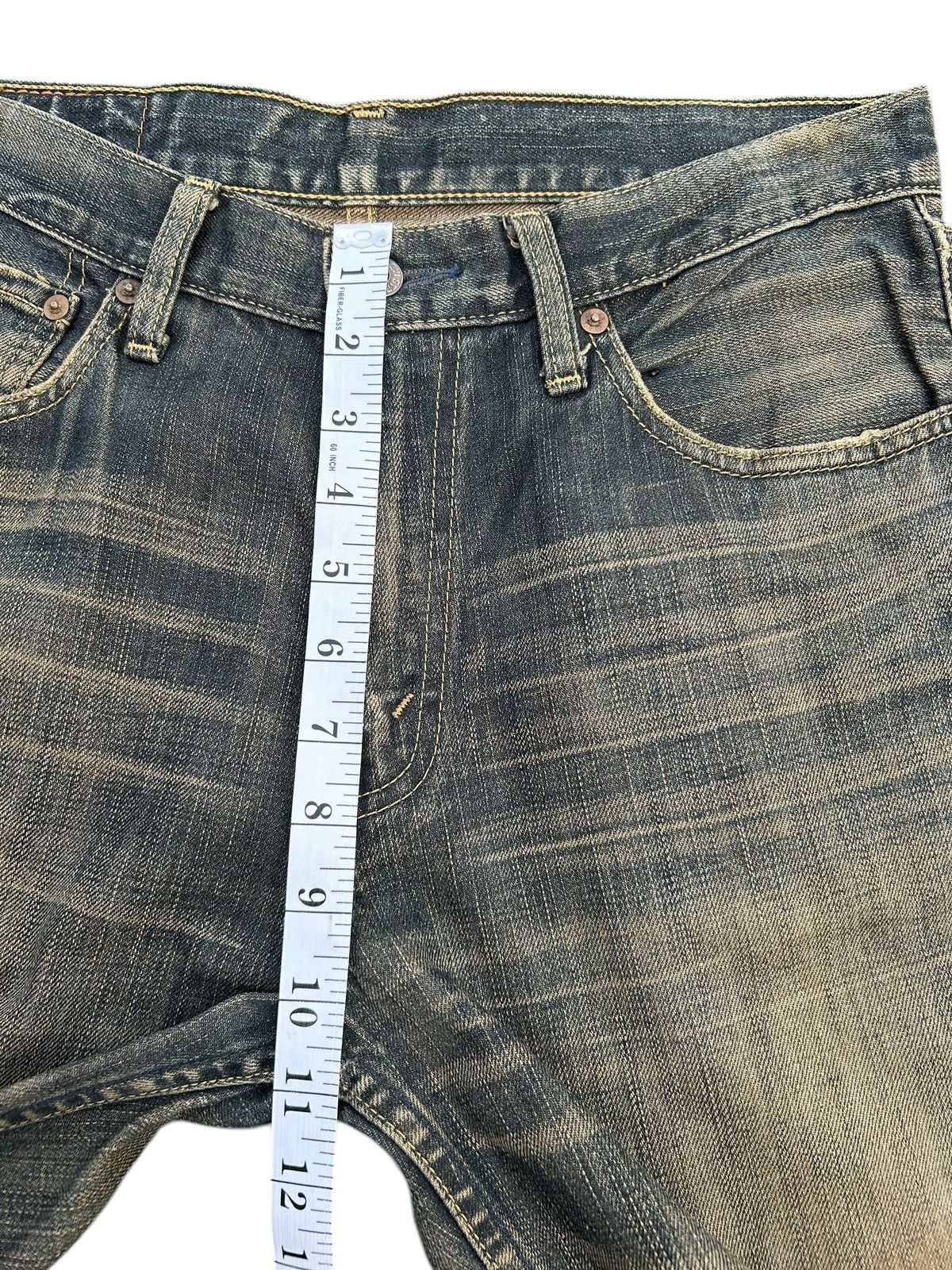Kapital Vintage Levis Rusty Mudwash Distressed Denim Jeans Size US 31 - 17 Thumbnail
