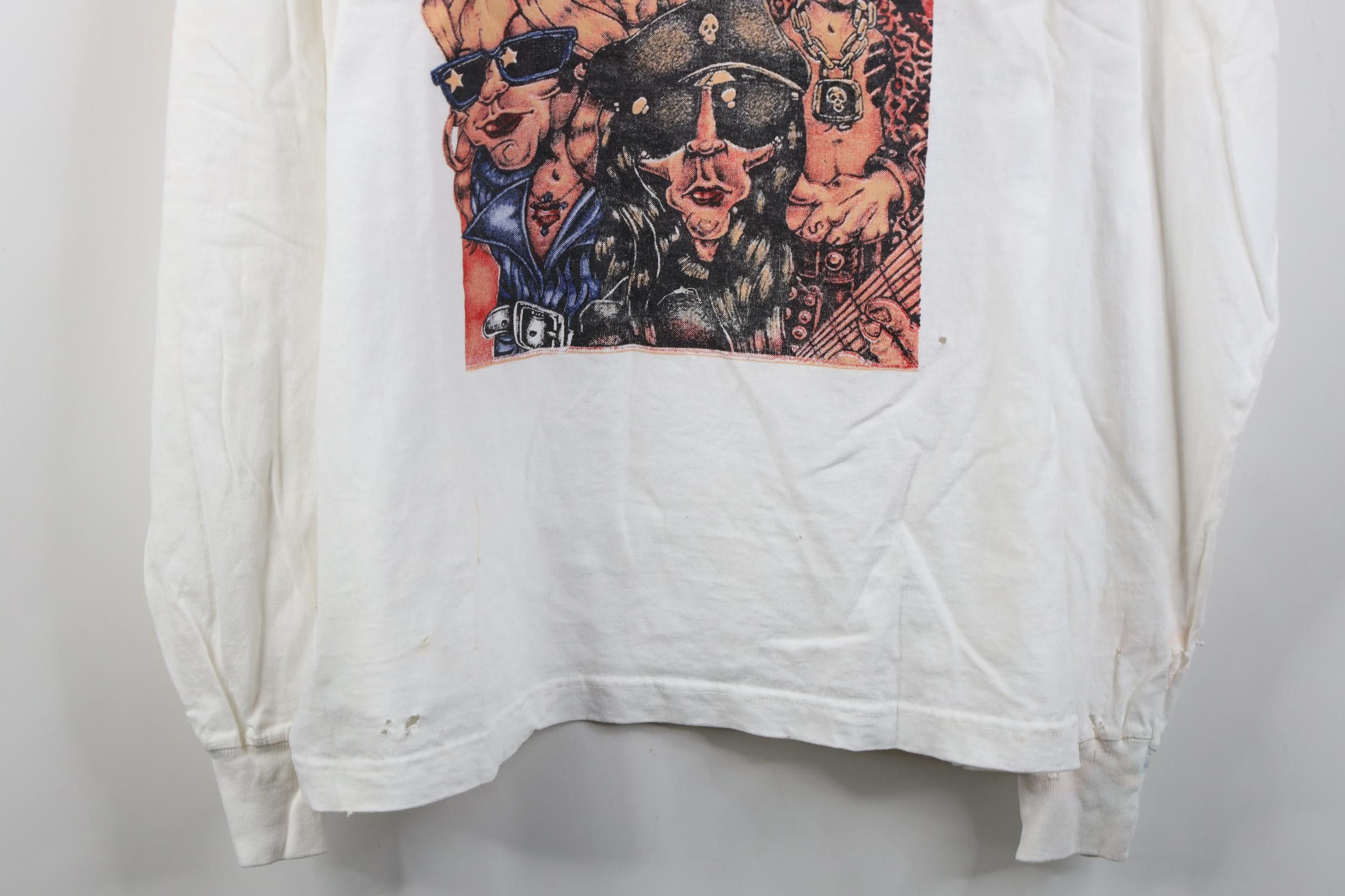 Vintage Vintage 90s 1999 Tour Motley Crue Band Long Sleeve T-Shirt Size US XL / EU 56 / 4 - 3 Thumbnail
