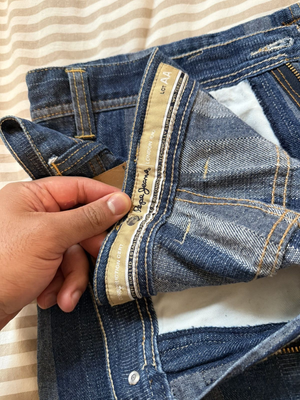 Pepe Jeans Pepe jeans | size 38X34 | Vintage | Patterned Size US 38 / EU 54 - 3 Thumbnail