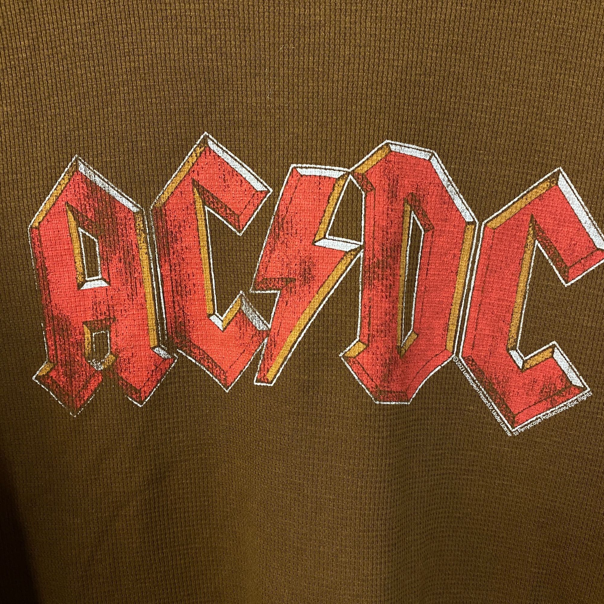 Junk Food Junk Food Clothing AC/DC Back in Black Tour Waffle Knit Pull Size US M / EU 48-50 / 2 - 2 Thumbnail