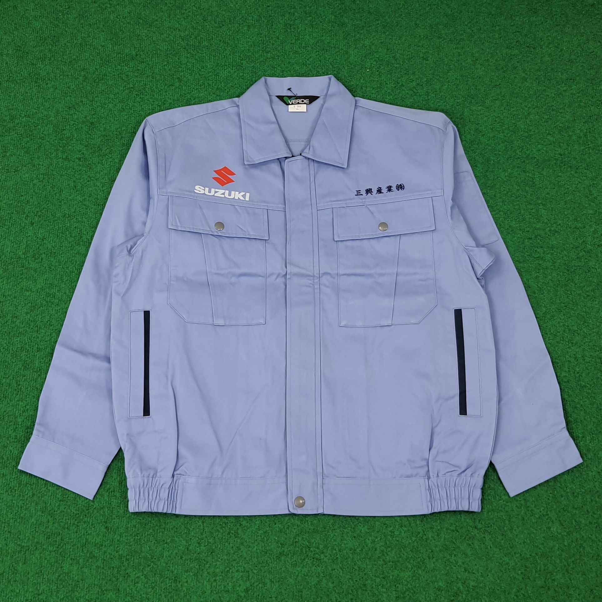 Vintage Vintage SUZUKI Japanese Brand Racing Jacket C231N19 Size US L / EU 52-54 / 3 - 2 Thumbnail