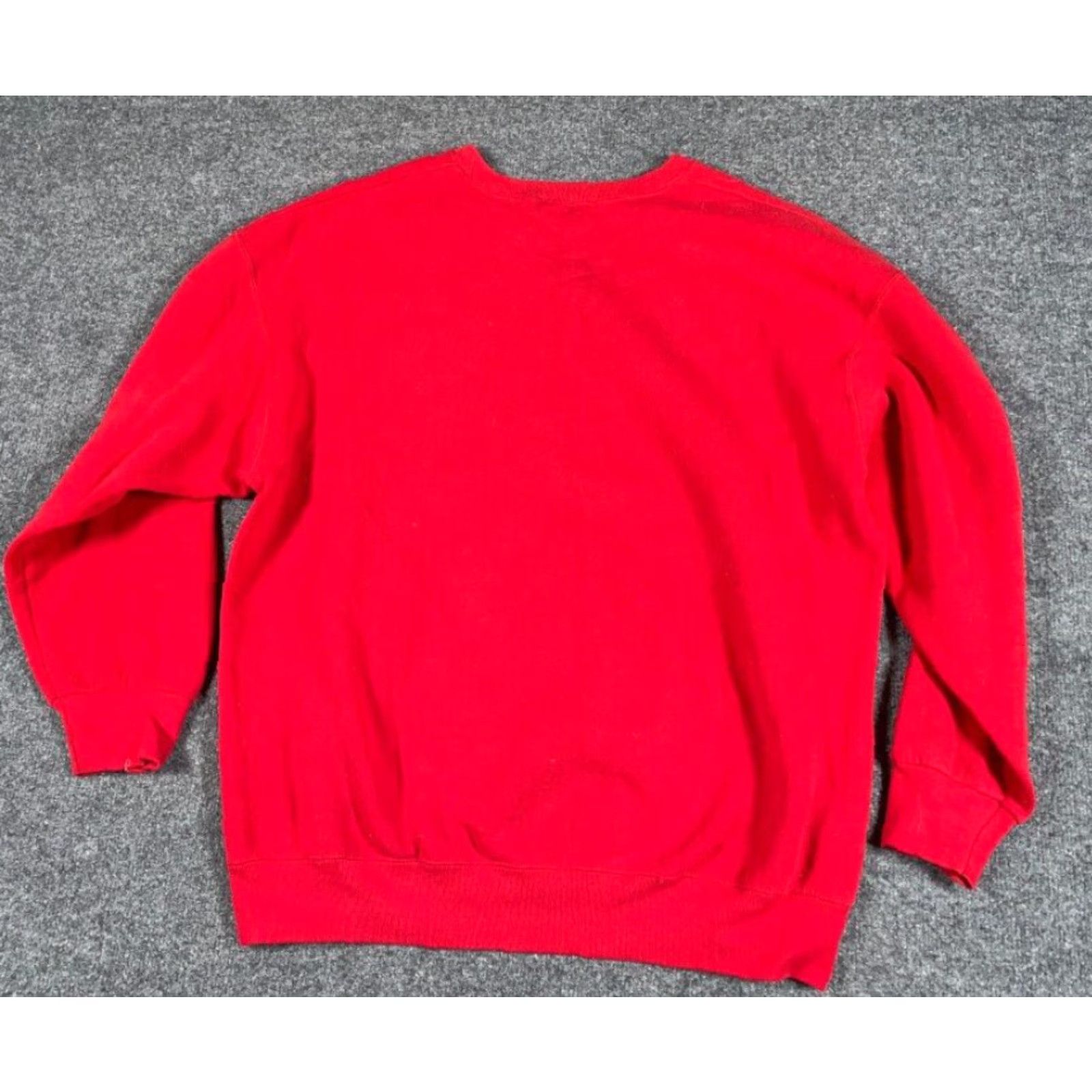 Fruit Of The Loom VINTAGE No Day Like a Snow Day Sweatshirt Men 2XL Red 50-50 Fruit of the Loom Graphic Print Retro School 90s Hipster Pullover Sweatshirt Size US XXL / EU 58 / 5 - 2 Thumbnail