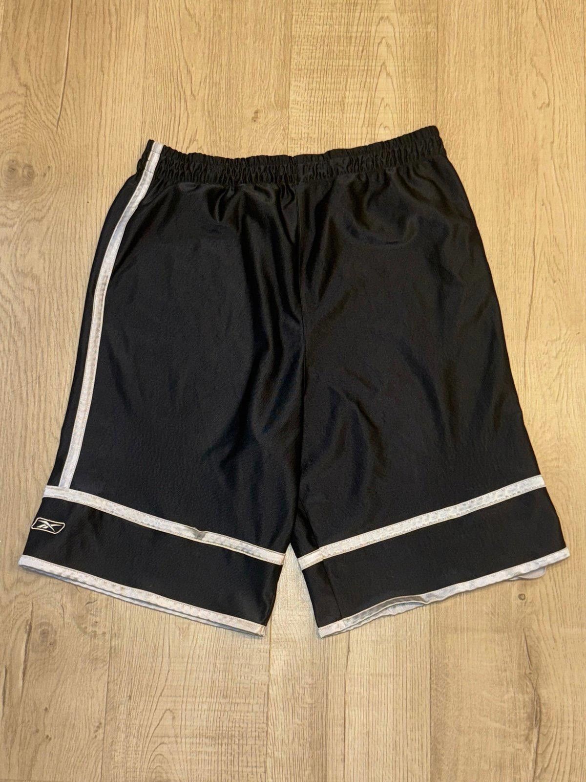 Reebok Reebok Shiny Shimmer Black Dazzle Hoop Shorts Mens LG 90s Size US 34 / EU 50 - 1 Thumbnail