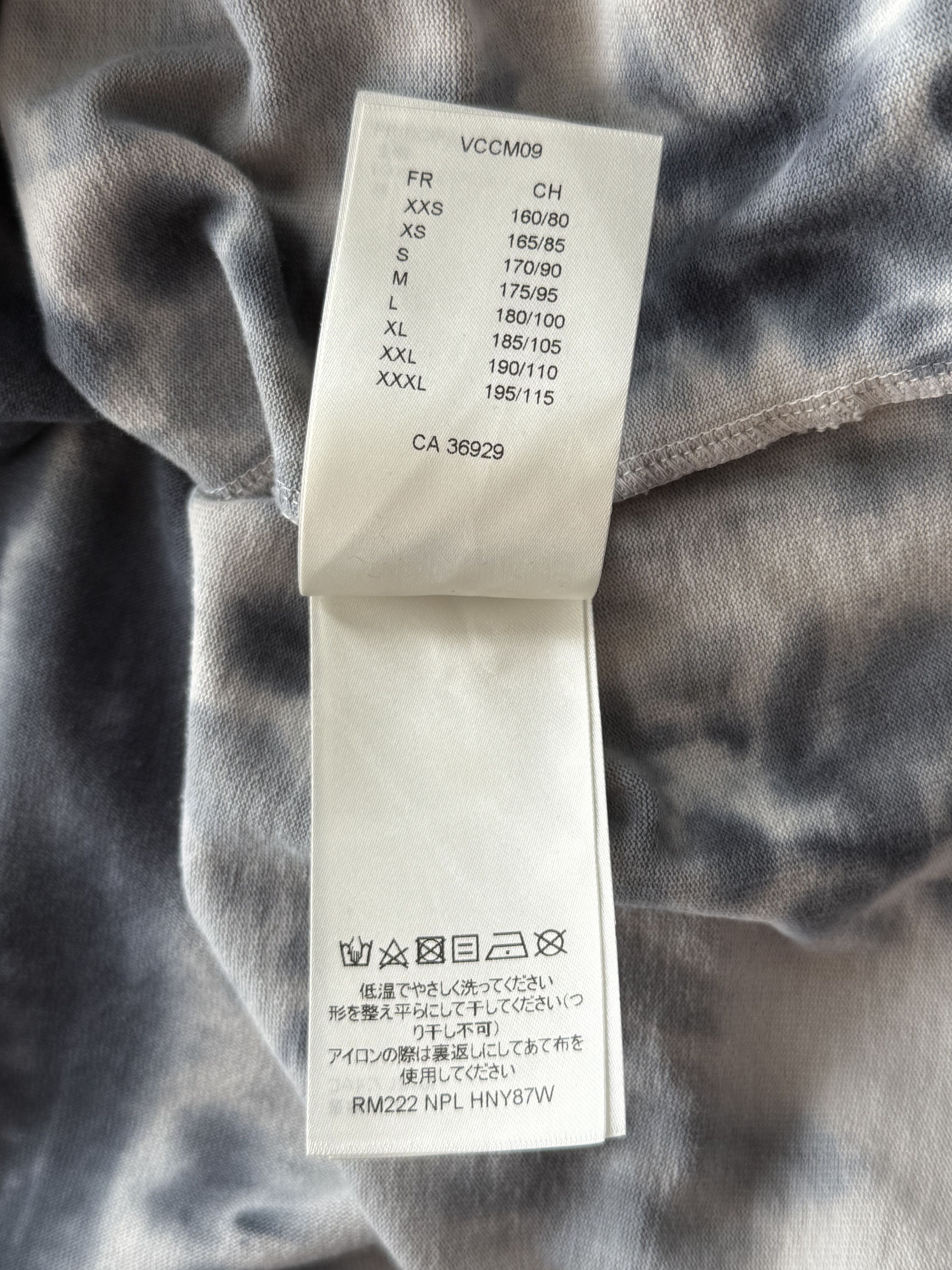 Louis Vuitton Louis Vuitton Grey & Orange Tie-Dye Graffiti T-Shirt Size US XXL / EU 58 / 5 - 6 Thumbnail