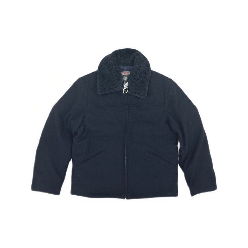 Prada Prada Blue Ushanka Collar Long Sleeve Jacket-2506 Size US L / EU 52-54 / 3 - 2 Thumbnail