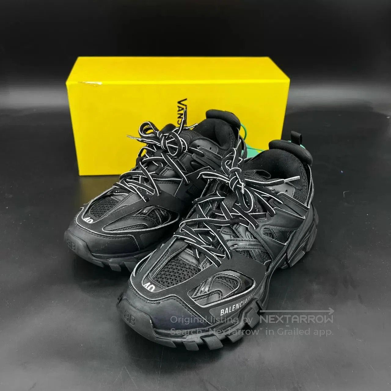 Balenciaga Black Athletic Sneakers Size 7. Size US 7 / EU 40 - 1 Thumbnail