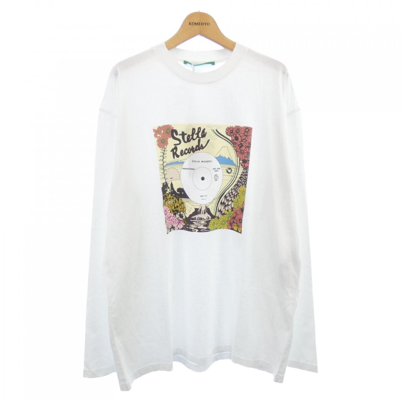 Stella McCartney Stella Mccartney Stella McCartney Record Long Sleeve T-shirt Cotton T-Shirts DUTY FREE for USA Size ONE SIZE - 1 Thumbnail
