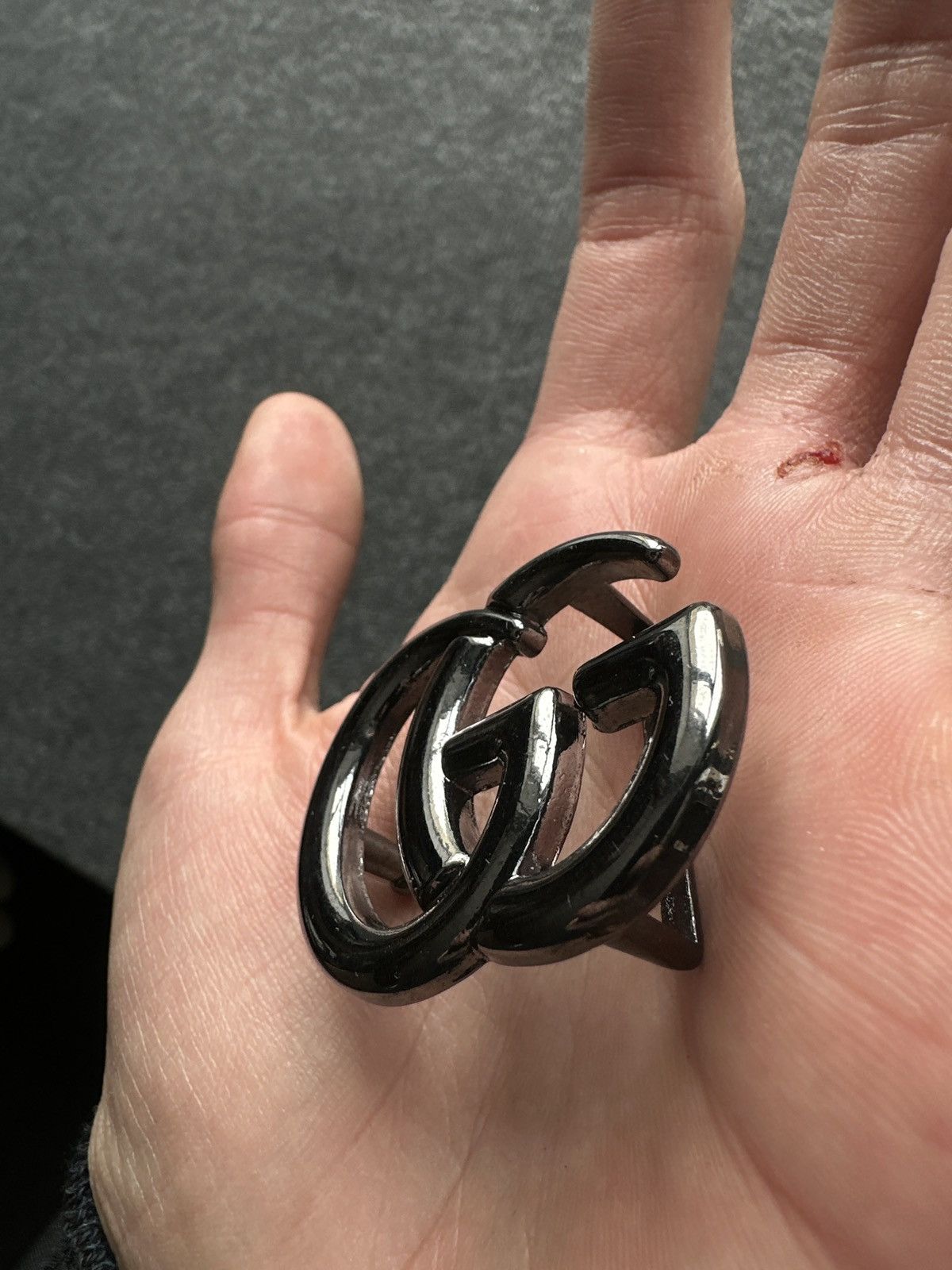 Other RARE🚨 BIG GG DOUBLE G WOMEN BUCKLE SILVER LOGO ONLY BUCKLE Size ONE SIZE - 3 Thumbnail