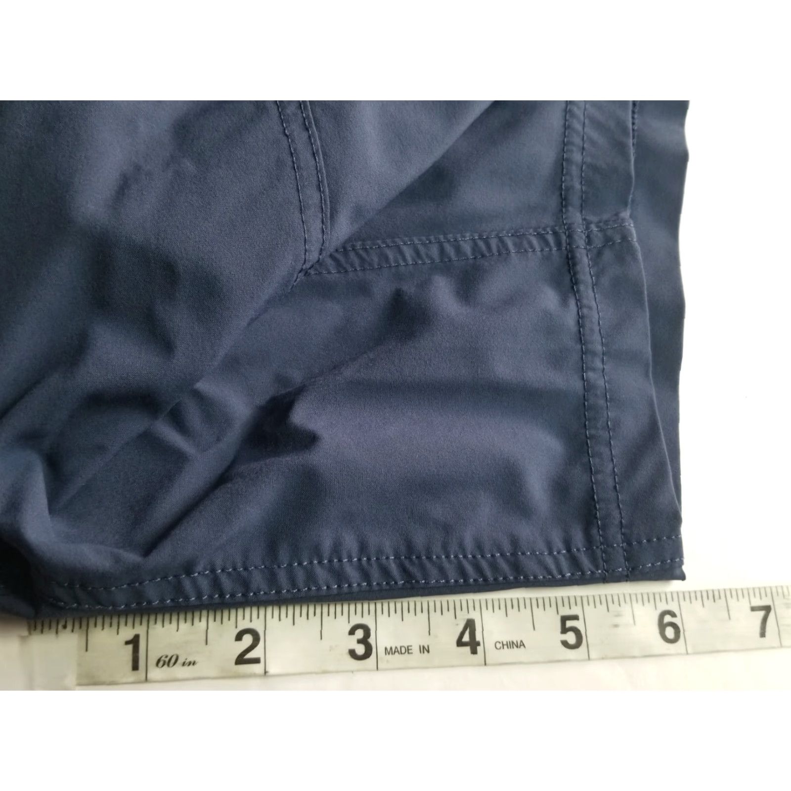 Vintage Myles Shorts Mens Medium Blue Athletic Outdoor Casual Nylon Blended Fabric Drawstring Pockets Active Size US 31 - 5 Thumbnail
