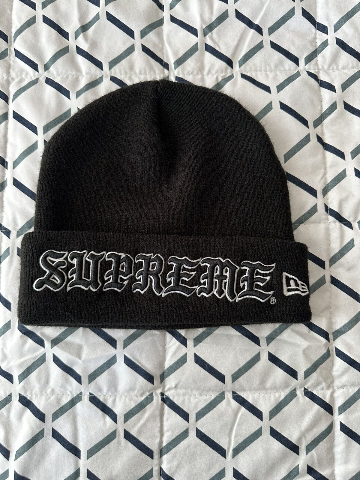 Supreme Supreme Old English Beanie | Grailed