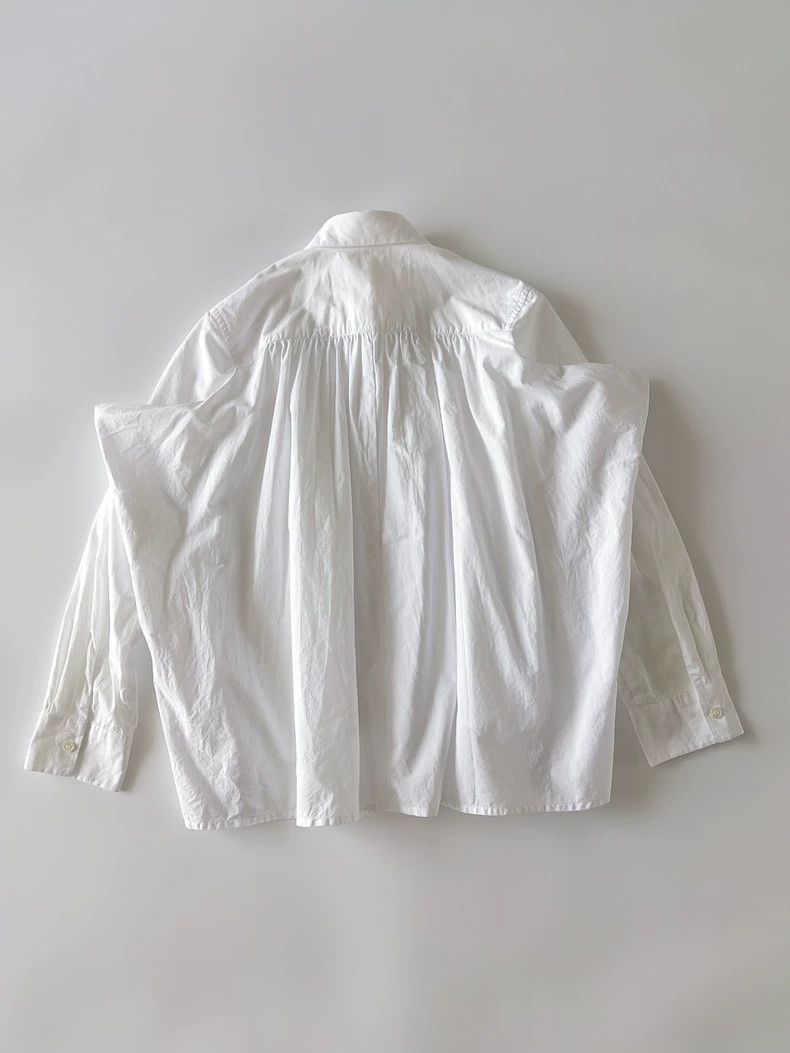 Comme des Garcons Comme Des Garcons White irregular silhouette shirt Size S / US 4 / IT 40 - 3 Thumbnail