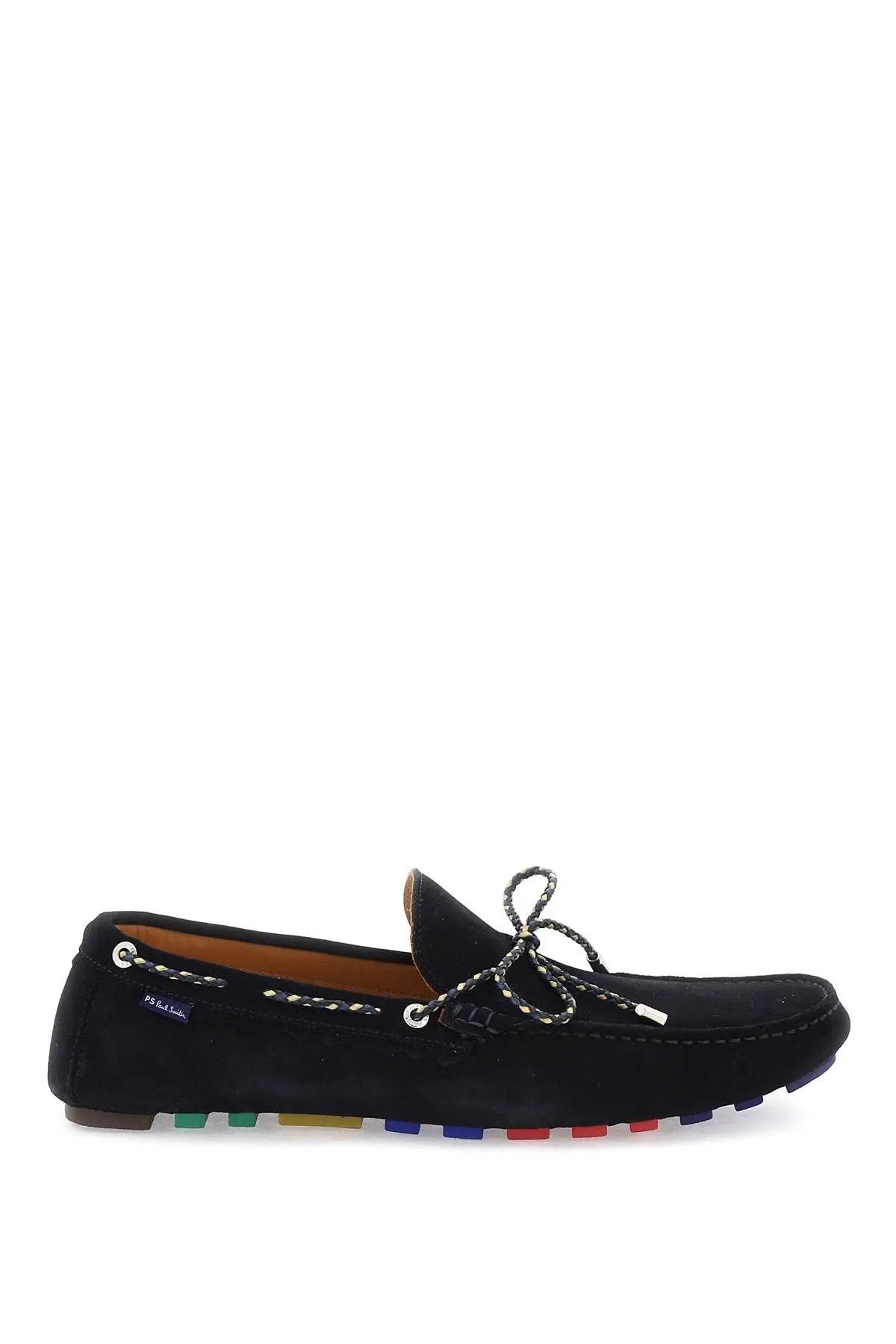 image of Paul Smith O1S22I1N0324 Springfield Suede Loafers In Blue, Men's (Size 7)