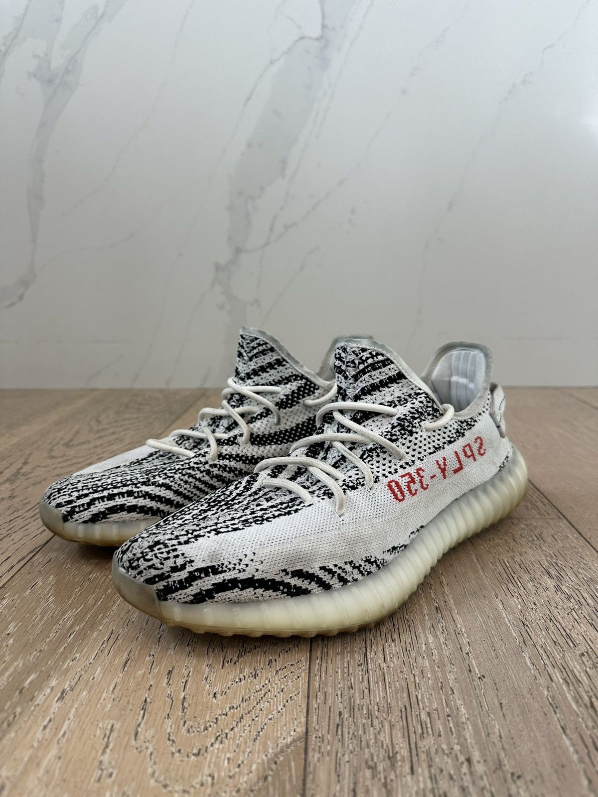 Yeezy adidas Yeezy Boost 350 V2 Zebra Size US 12 / EU 45 - 1 Thumbnail