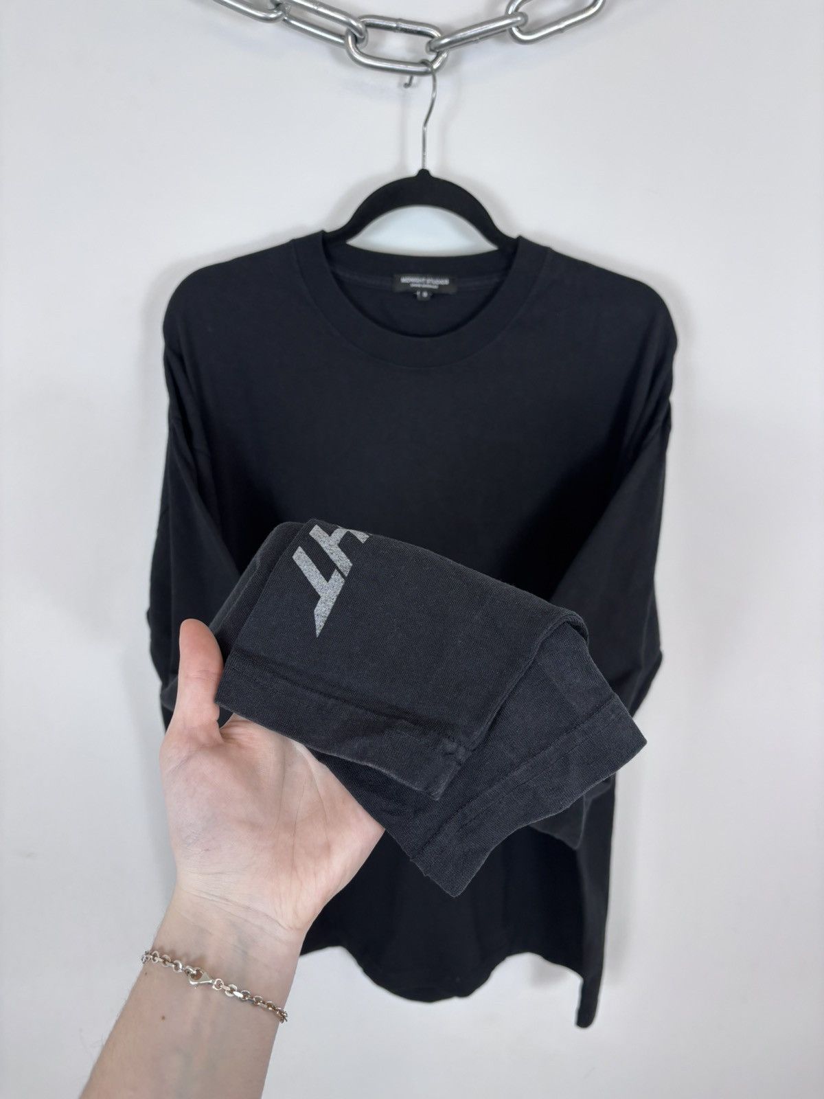AWGE × Midnight Studios Midnight Studios Shane Gonzales x AWGE Black Long Sleeve Tee Size US L / EU 52-54 / 3 - 7 Thumbnail