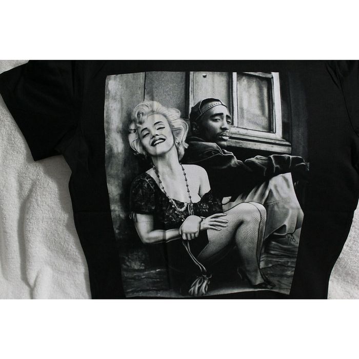 Vintage TUPAC SHAKUR MARILYN MONROE LEGENDS 2PAC HIPHOP RAPPER LEGEND T ...