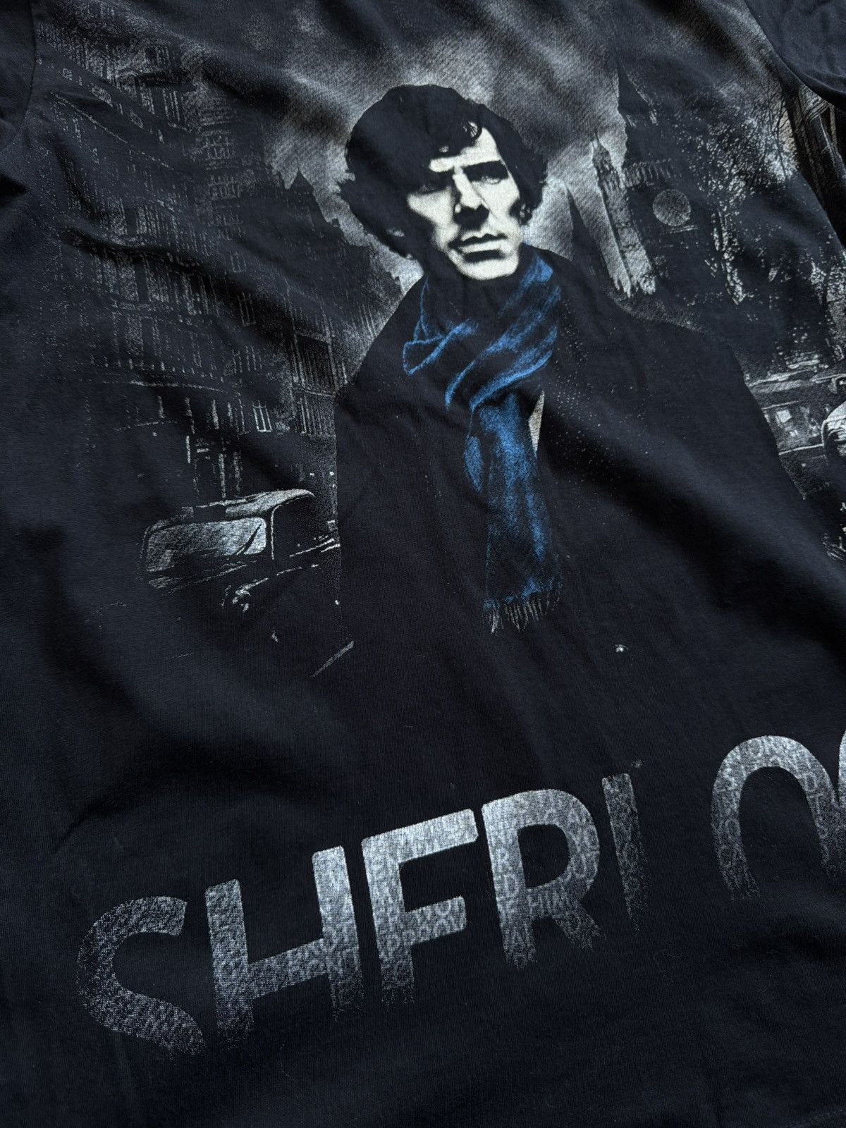 Vintage Sherlok vintage Movie tee big logo Size US L / EU 52-54 / 3 - 3 Thumbnail