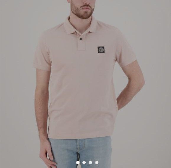 Stone Island Stone Island Slim Fit Polo Pink Size US M / EU 48-50 / 2 - 9 Thumbnail