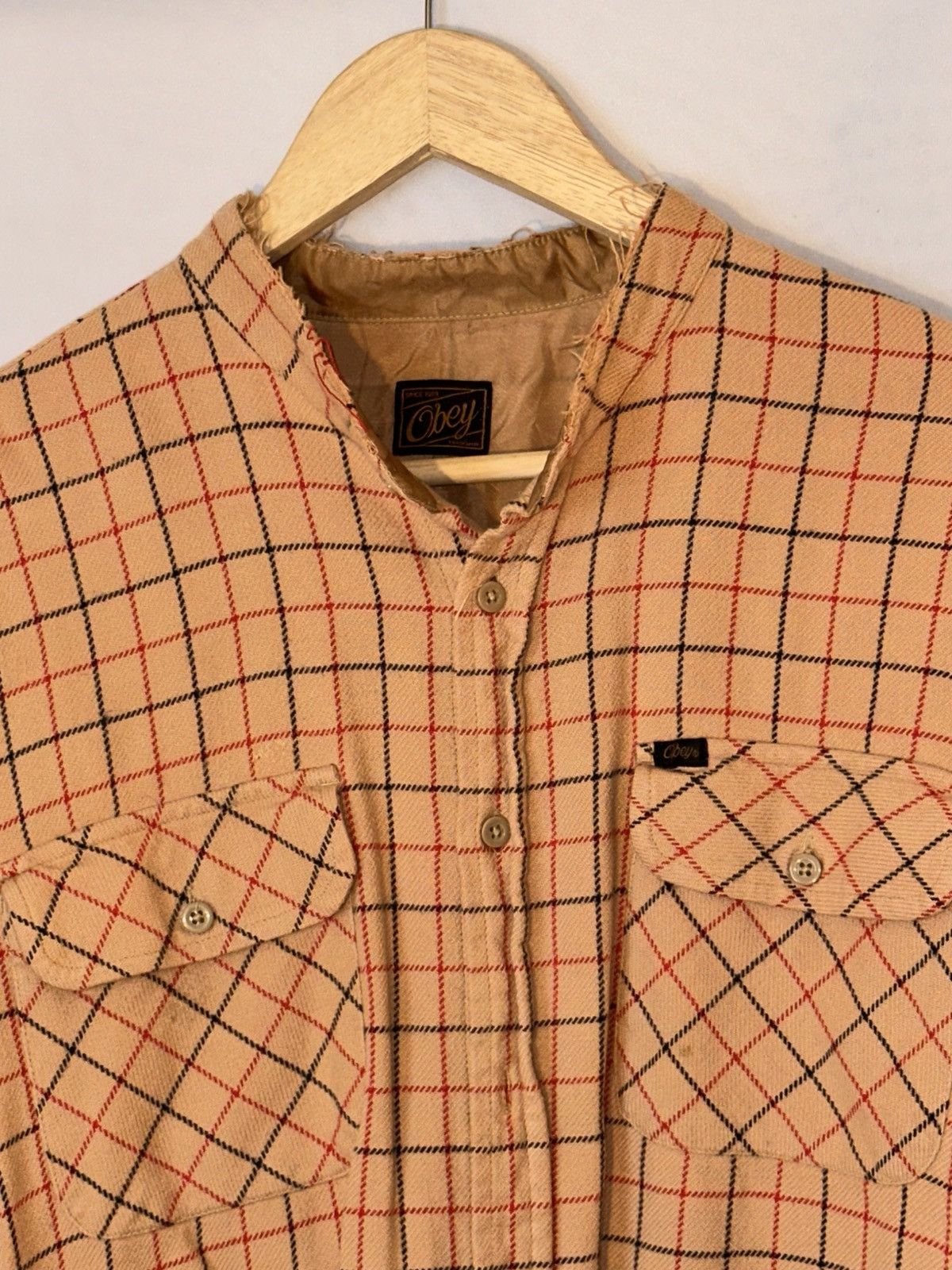 Flannel × Obey × Vintage Obey Vintage button up Size US M / EU 48-50 / 2 - 2 Thumbnail