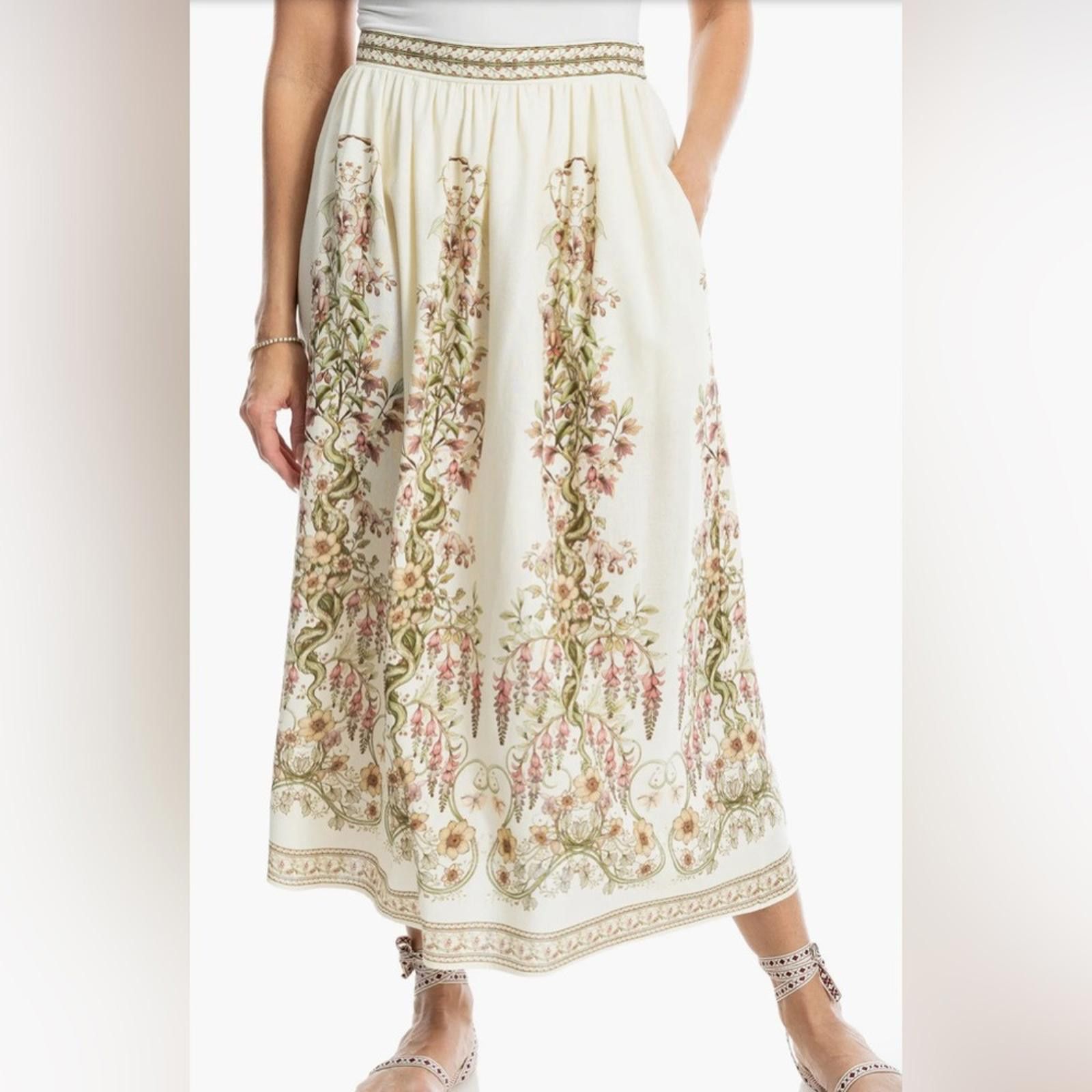 Other MAX STUDIO Floral Garden Maxi Skirt - Sz. XL Size 40" / US 18 - 1 Thumbnail