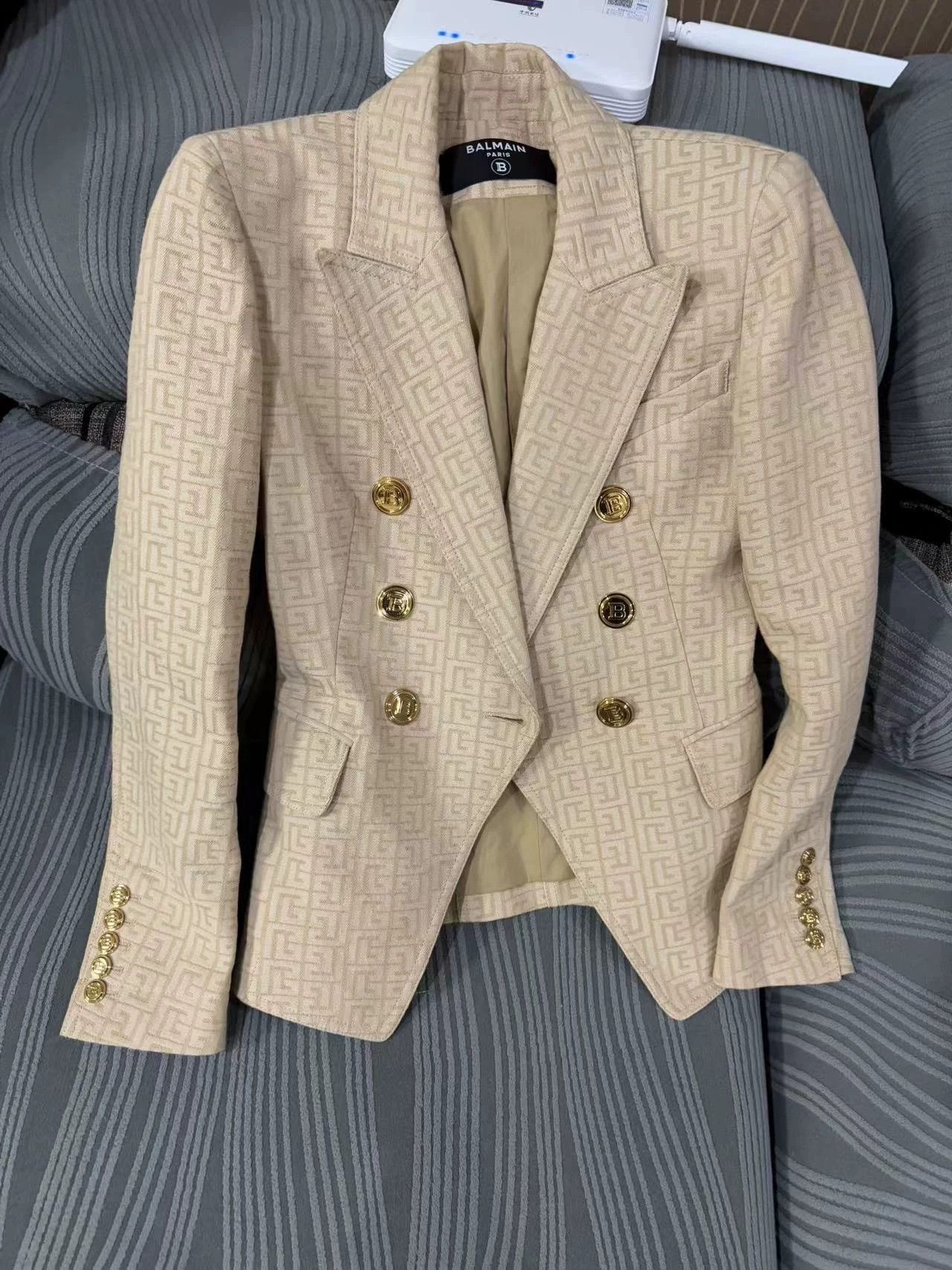 Balmain Balmain All-Over Print Unworn Suit Size XS / US 0-2 / IT 36-38 - 1 Thumbnail