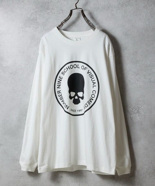 Number (N)ine Number nine school of visual long sleeve tee size 3 Size US L / EU 52-54 / 3 - 1 Thumbnail