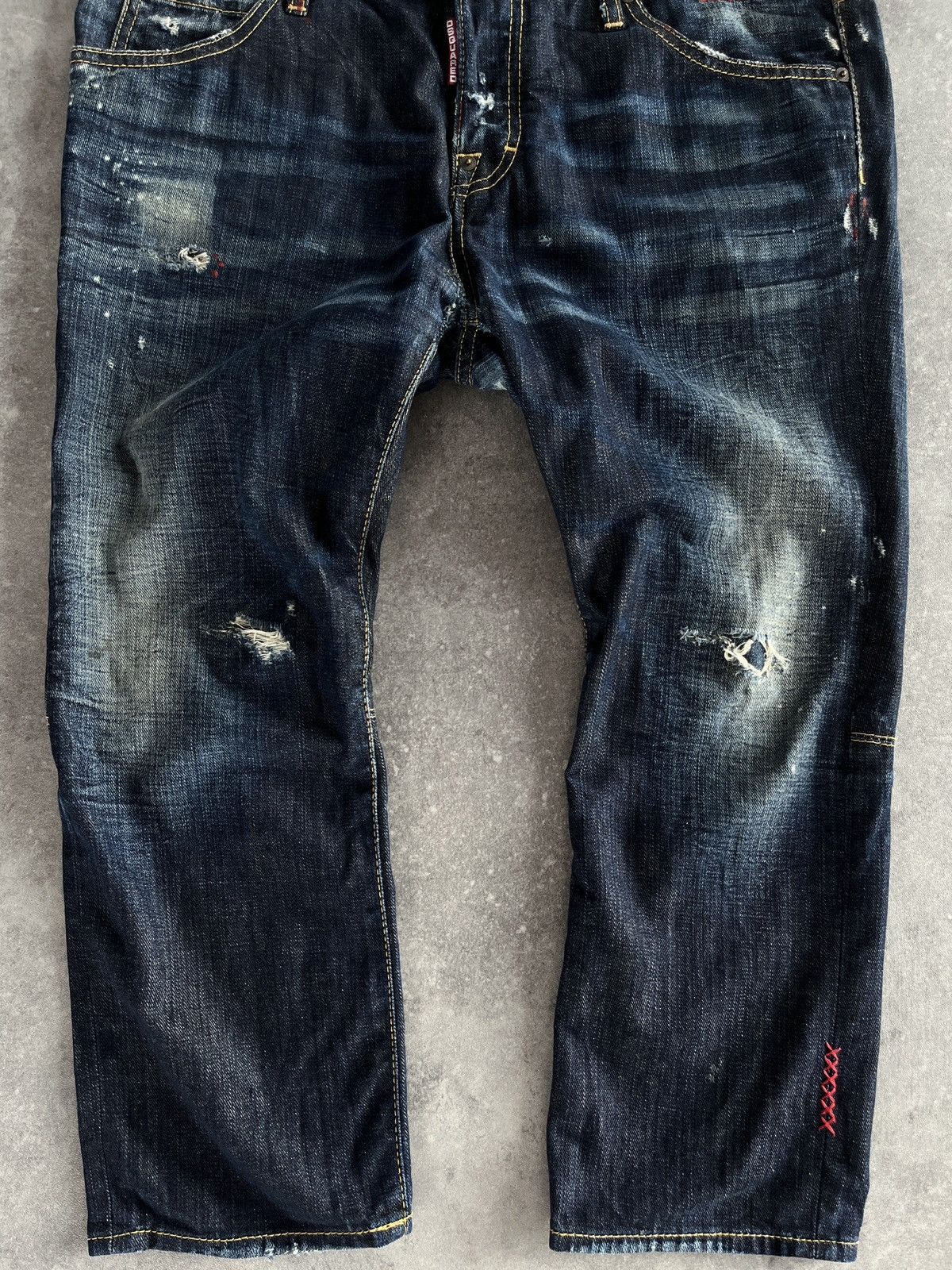 Dsquared2 RARE DSQUARED2 CAPRI JEANS SHORTS with Embroideries Archive Size US 36 / EU 52 - 4 Thumbnail