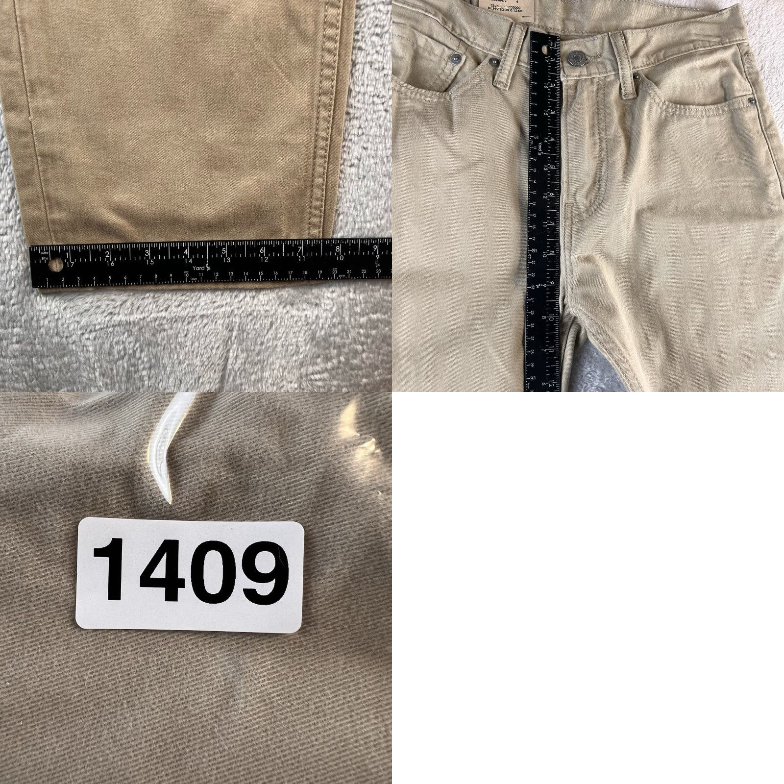 Levi's Levi's 514 Pants Mens 30x32 Beige Straight Fit Chino NWT Baggy? No Size US 30 / EU 46 - 8 Thumbnail