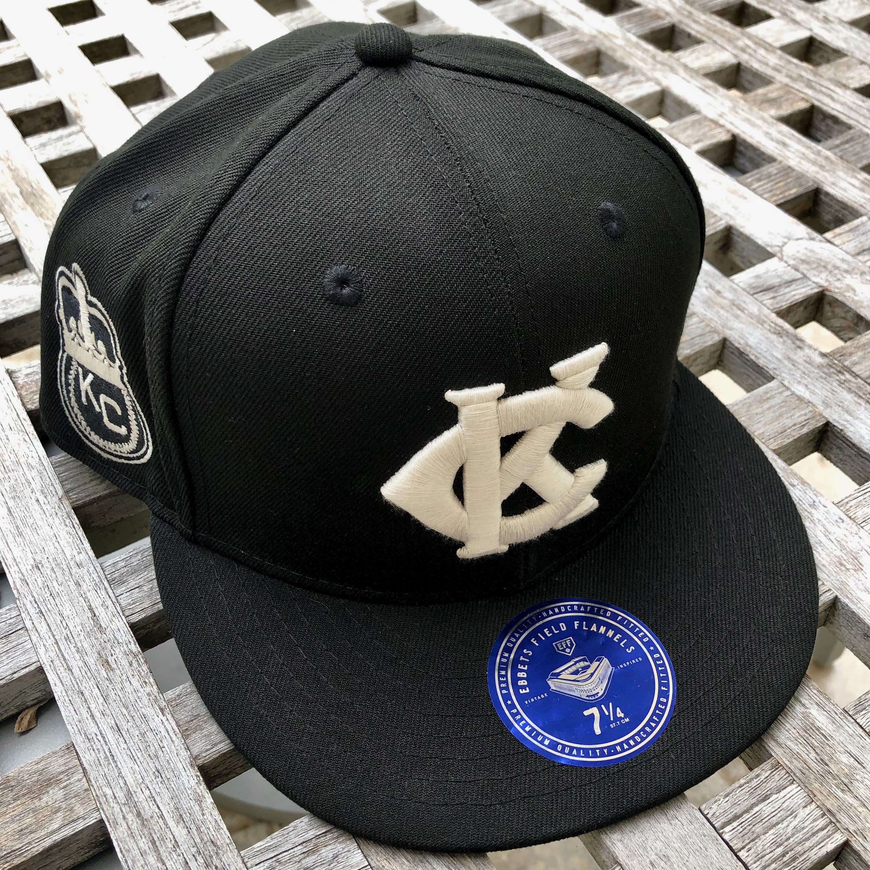 Ebbets Field Flannels Kansas City Monarchs Negro League Baseball Hat 7 1/4 Size ONE SIZE - 1 Thumbnail