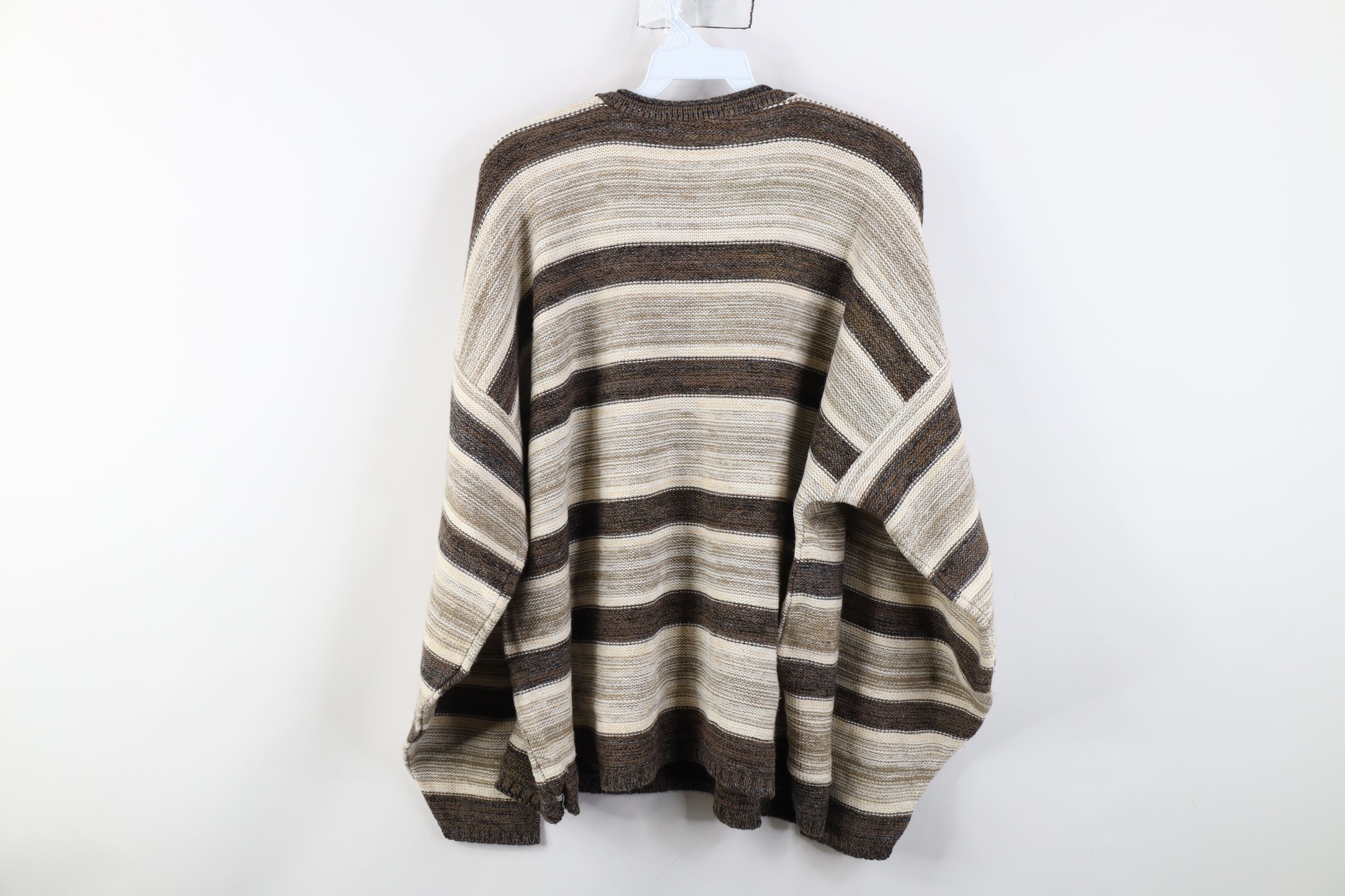 Vintage Vintage 90s Streetwear Marled Knit Sweater Earth Tone USA Size XL / US 12-14 / IT 48-50 - 9 Thumbnail