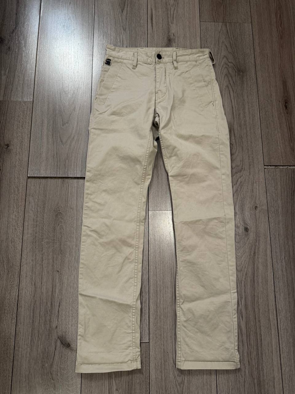 G-Star G-Star Raw Chino Pants Men Slim W28 L32 Beige Size US 28 / EU 44 - 1 Thumbnail