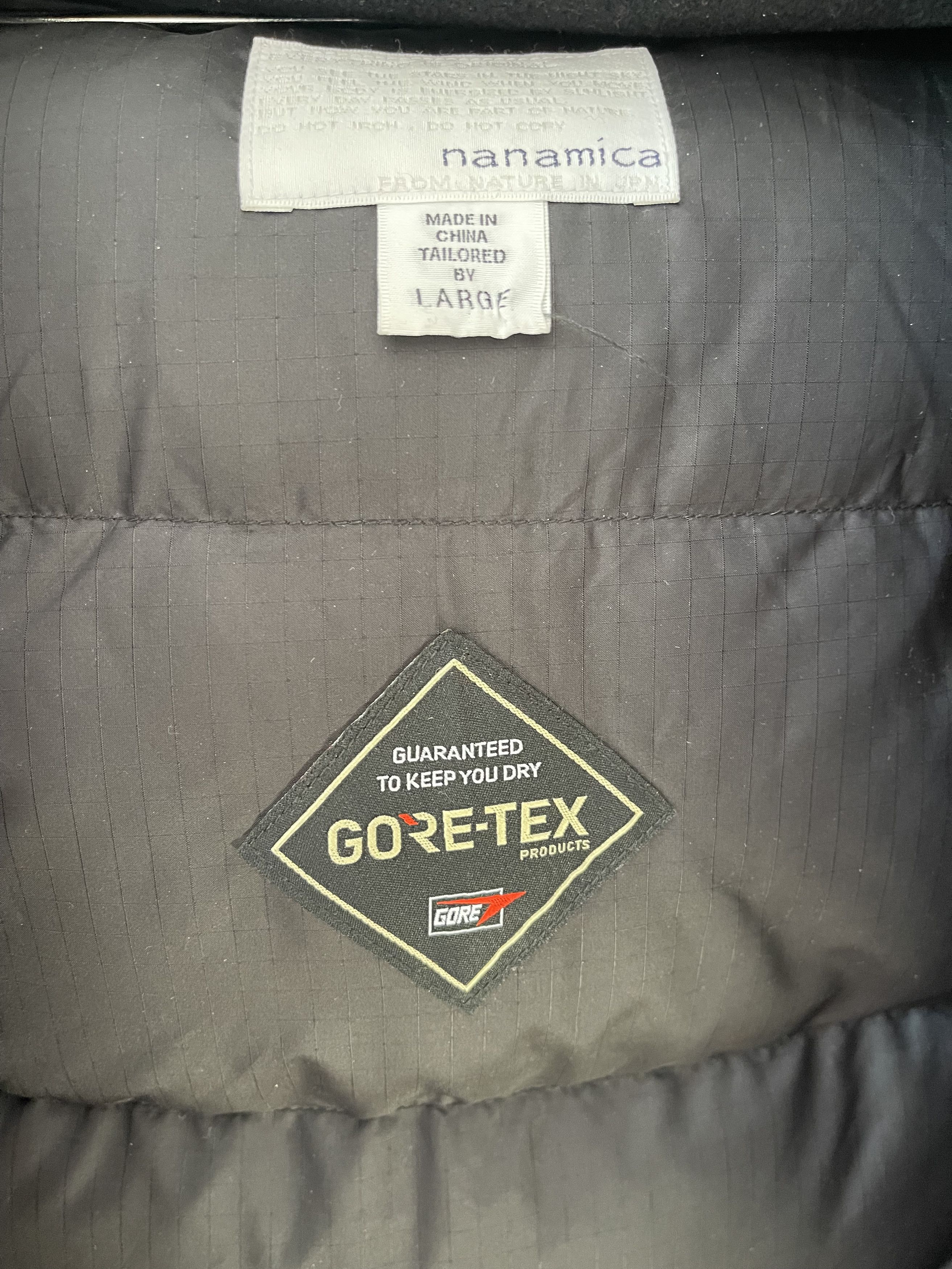 Nanamica Nanamica GORE-TEX Long Down Coat Black LARGE Size US L / EU 52-54 / 3 - 9 Thumbnail