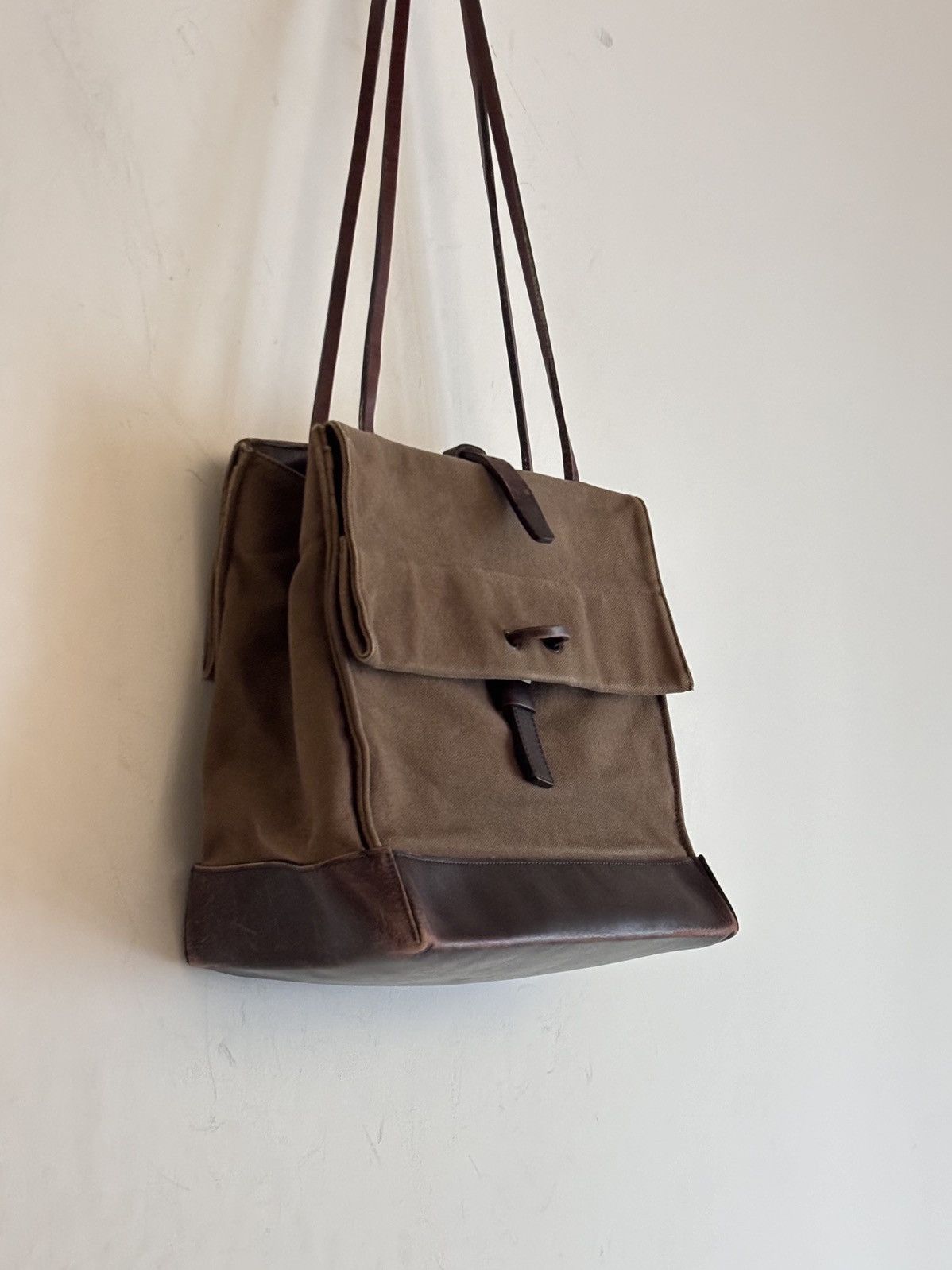 Dries Van Noten 00S Sherry Brown Crossbody Bag