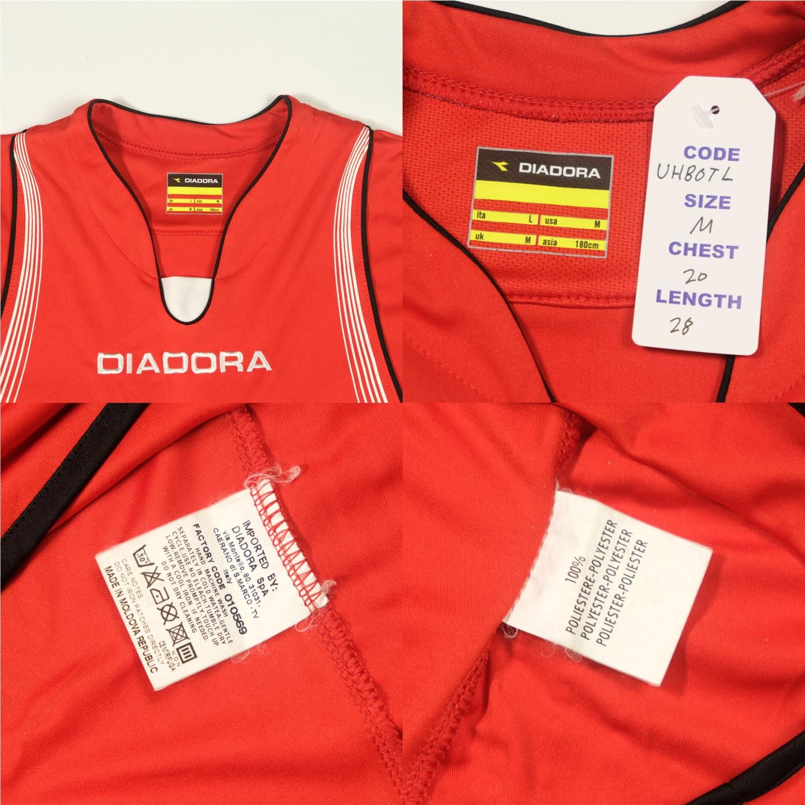 Diadora 2007/08 Valenciennes France Home Shirt (M) Size US M / EU 48-50 / 2 - 5 Thumbnail