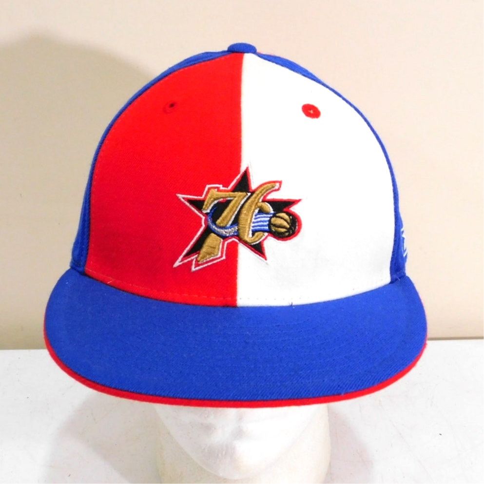 Reebok Y2K Philadelphia 76ers Fitted Hat Size 7 3/8 Old Logo Reebok Size ONE SIZE - 1 Thumbnail
