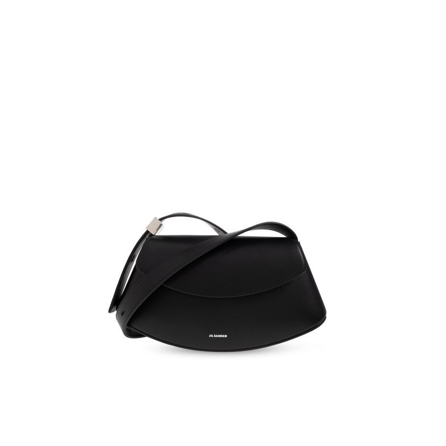 Jil Sander JIL SANDER Black Leather Shoulder Bag New & Authentic Size ONE SIZE - 1 Thumbnail