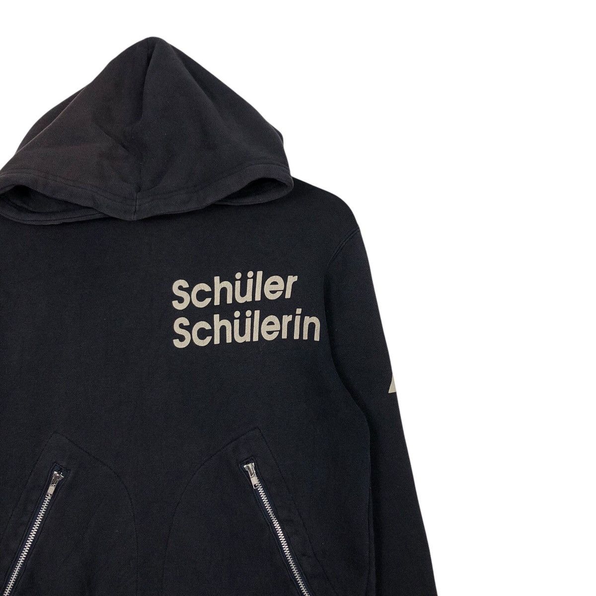 Japanese Brand × Vintage 📌Vintage Hoodie Sweatshirt Big Logo Schuler Schulerin Size US M / EU 48-50 / 2 - 7 Thumbnail