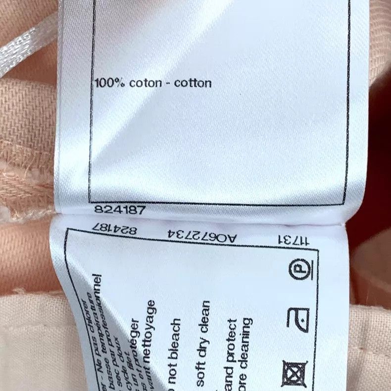 Chanel Chanel Cuban Series Nude Pink Cotton Casual Shorts Size 42" / US 20 - 7 Thumbnail