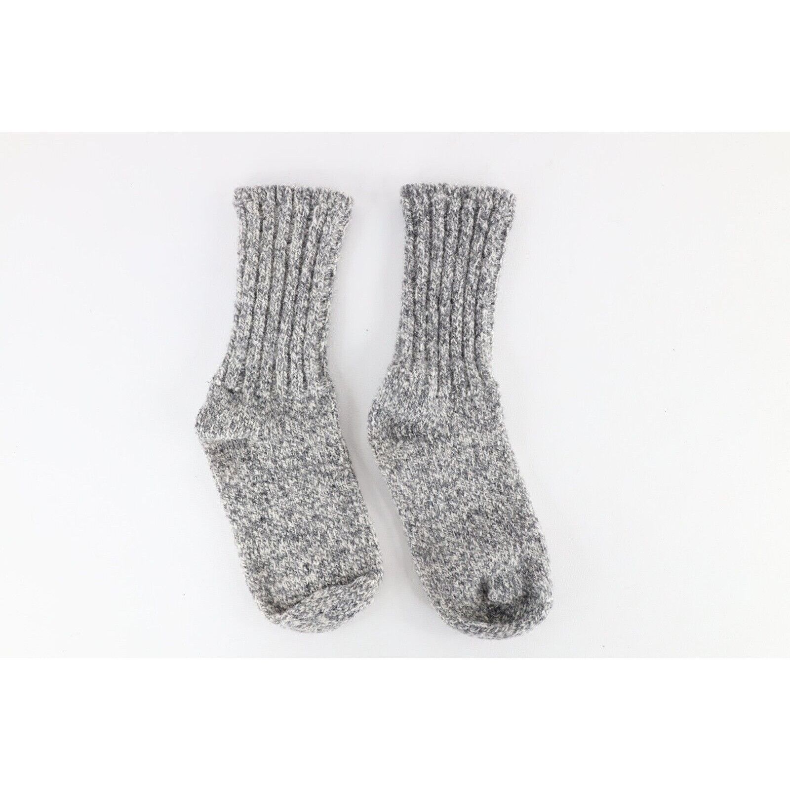 Vintage Vintage 70s Wool Ribbed Knit Mountain Hiking Socks Size ONE SIZE - 1 Thumbnail