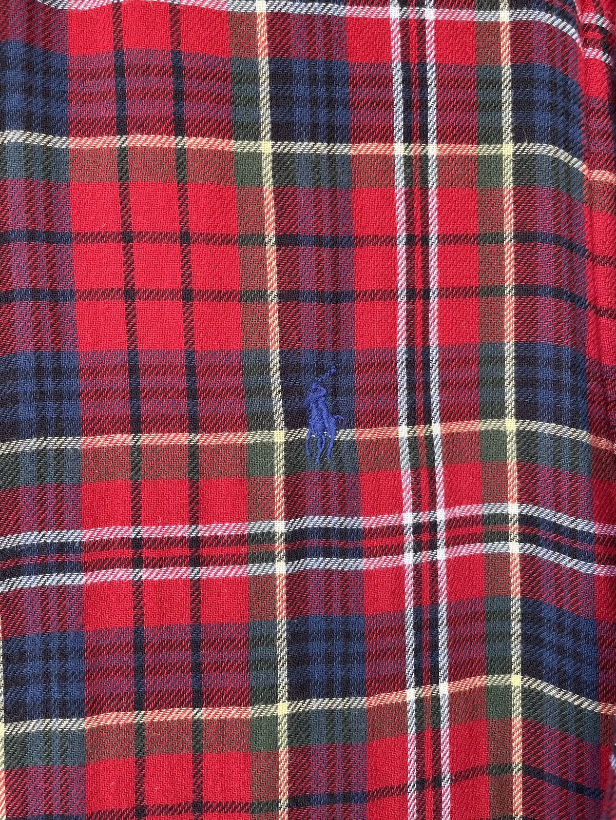 Polo Ralph Lauren Vintage Polo Ralph Lauren Check Flannel Plaid Button Shirt Size US L / EU 52-54 / 3 - 4 Thumbnail