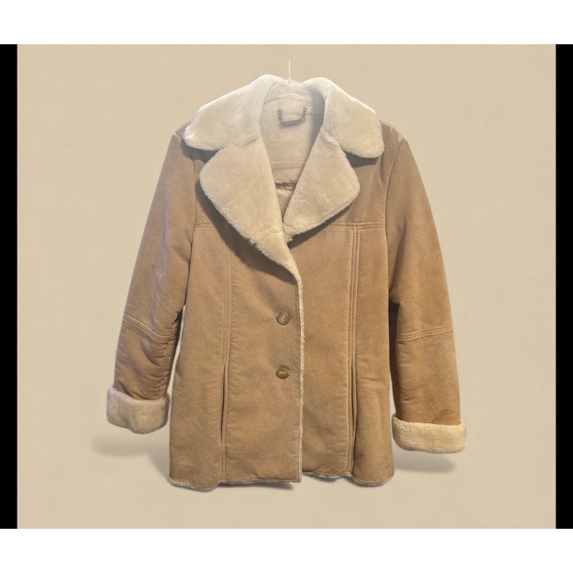 The Unbranded Brand WINLIT Genuine Leather Faux Fur Coat Size Medium Size M / US 6-8 / IT 42-44 - 1 Thumbnail