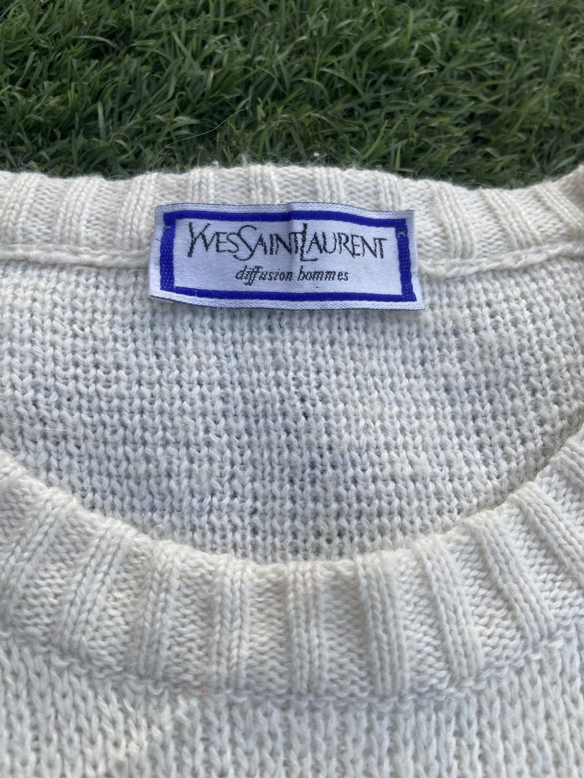 Vintage × Yves Saint Laurent Vintage Yves Saint Laurent knitted Sweater Size US XL / EU 56 / 4 - 2 Thumbnail