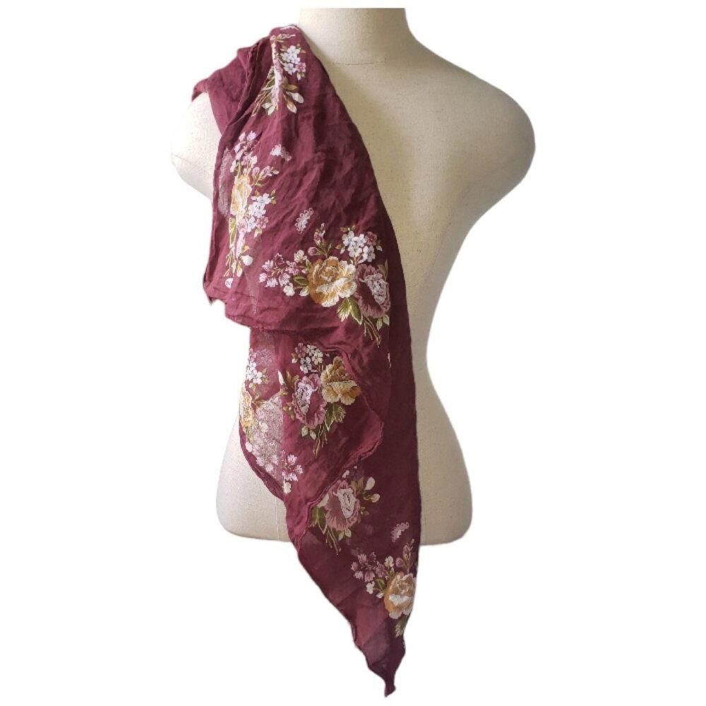 Designer CT1681 Berivan Vintage Floral Scarf #2147 Size ONE SIZE - 1 Preview