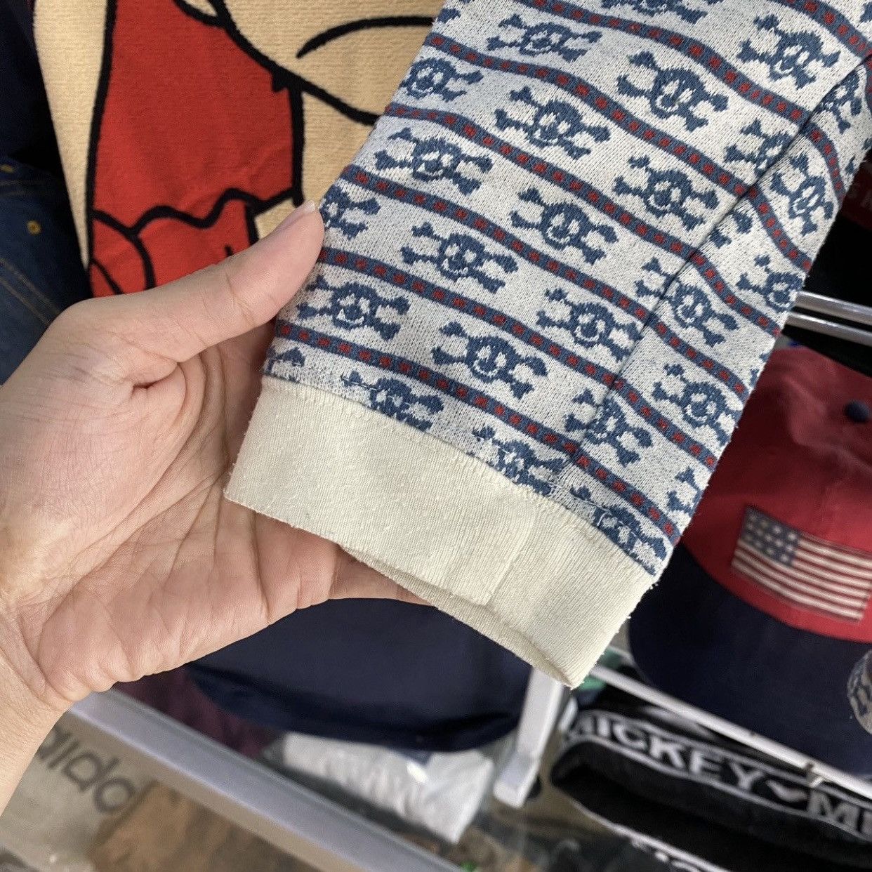Japanese Brand Vintage Simplicité Plus Japanese Jacquard Pattern Knit Shirt Size US S / EU 44-46 / 1 - 6 Thumbnail