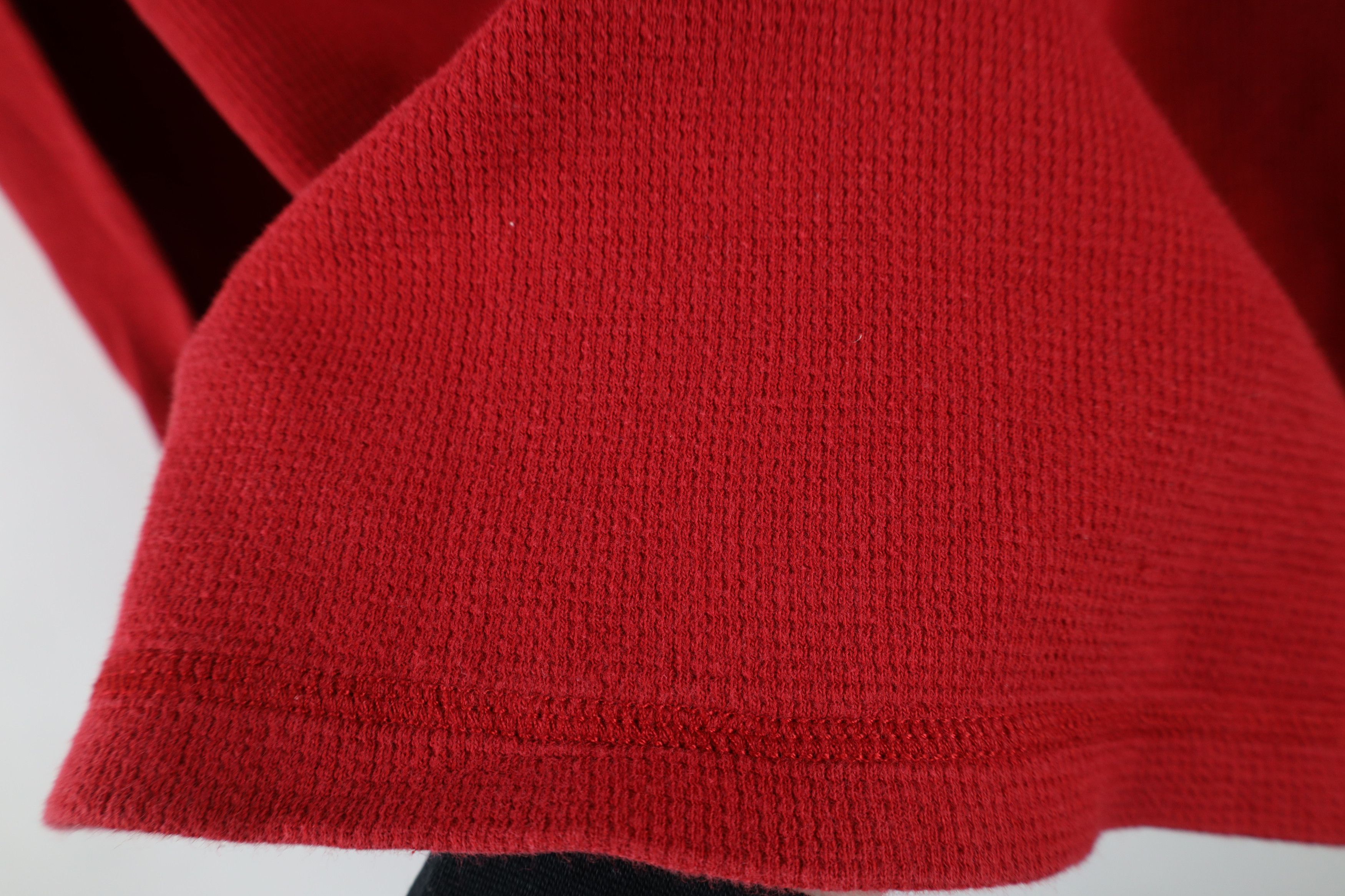 American Eagle Outfitters × Vintage Vintage Y2K American Eagle Outfitters Knit T-Shirt Red Size US L / EU 52-54 / 3 - 5 Thumbnail