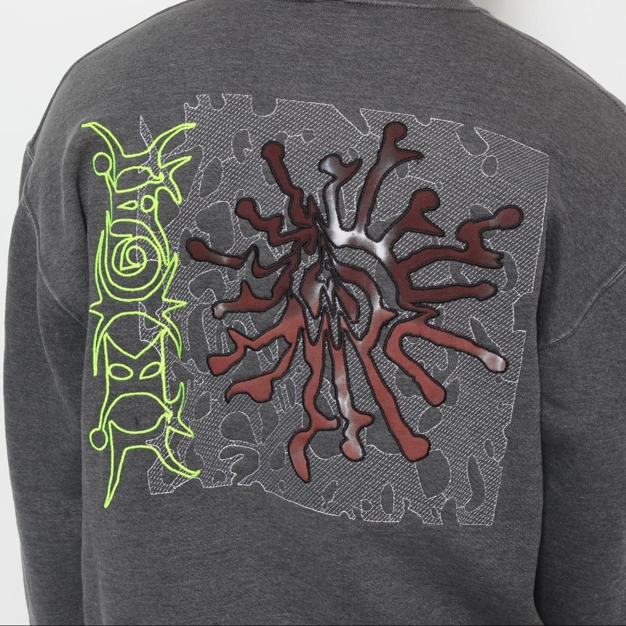 Other GREY 1 OF 1 CUSTOM IKIGAI PEAK EMBROIDERED SWEATSHIRT Size US XL / EU 56 / 4 - 3 Thumbnail