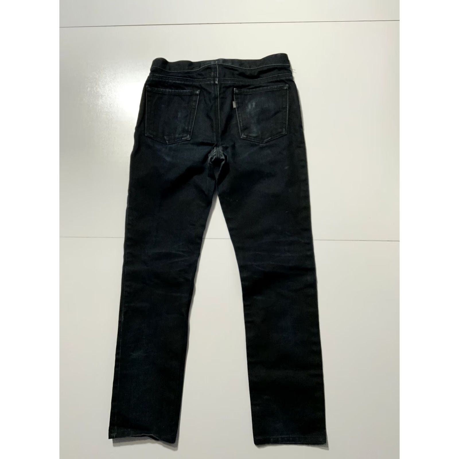 RHODE Shipley & Halmos Rhodes Fit Button Fly Distressed Slim Skinny Denim Jeans Sz. 30 Mens Jeans Blue Distressed Slim Skinny 30 Regular Slim Mens Shirt Size US 30 / EU 46 - 3 Thumbnail